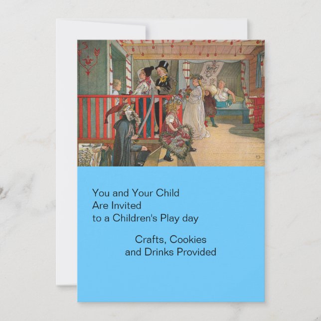 Name Day at the Storage House Invitation (Front)