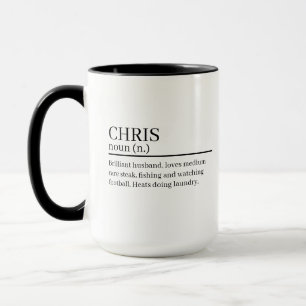 Name Definition Cup, Personalized Name Definition Mug