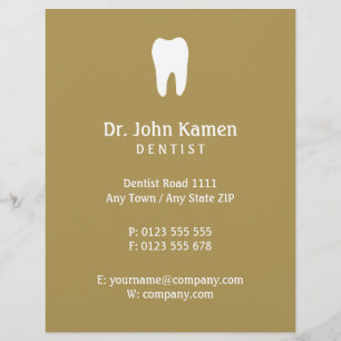 Name Dentist   Gold Info Flyer