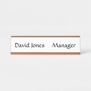 Name Desk Plate Desk Name Plate