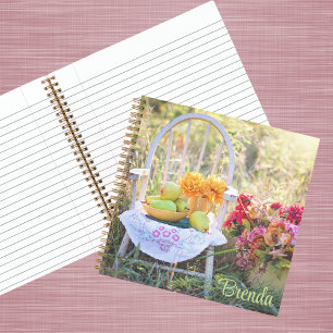 Name, Elegant Colourful Autumn 8.5x8.5 Versatile Notebook