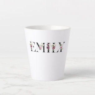 Name Emily Latte Mug