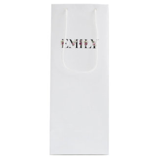 Name Emily Wine Gift Bag
