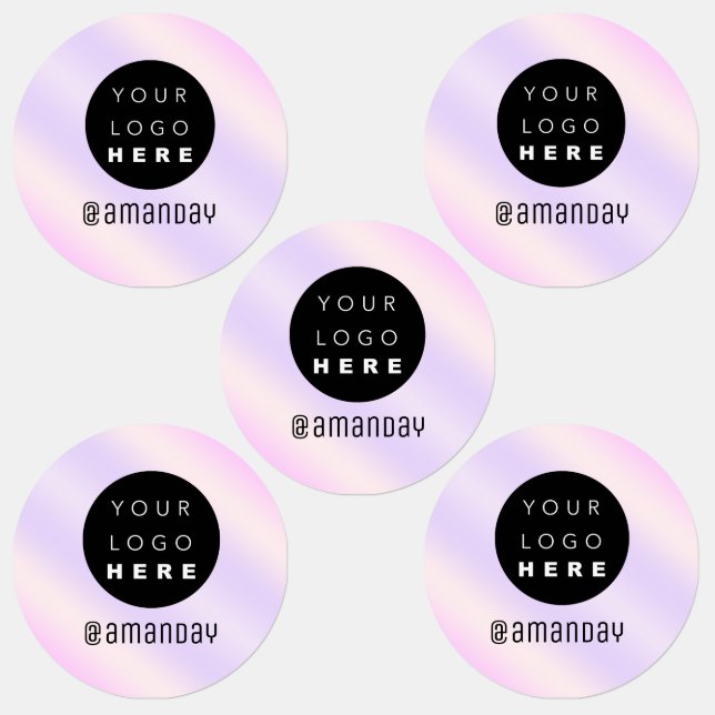 Name Fashion Shop Custom Logo Purple (Group)