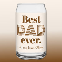 Name, Fathers Day Best DAD Ever 16oz