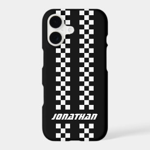 Name Fully Custom Colours Double Chequered Stripes