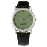 Name Girl Boy Women Men | Olive Green Modern