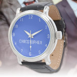 Name Girl Boy Women Men | Royal Blue Elegant Watch<br><div class="desc">Personalised Name Girl Boy Women Men | Royal Blue Elegant Modern Watch | Classic | Elegant | Trendy | Stylish | Gift. You can choose to add your name, the name of a loved one, or a special message. Whether it's a heartfelt gift for someone dear to you or a...</div>