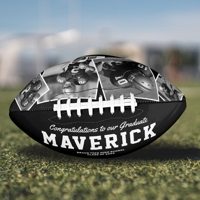 Name Graduation Gift 4 Photo American Football (Creator Uploaded)
