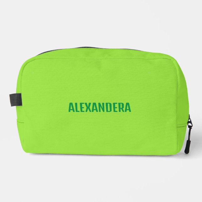 Name green margaritas and matrimony bachelorette dopp kit (Front)