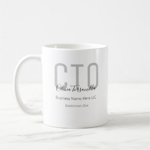 Name Grey Black CTO Coffee Mug