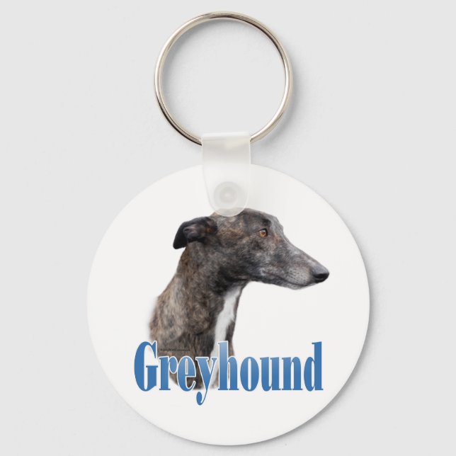 Name Greyhound  Key Ring (Front)