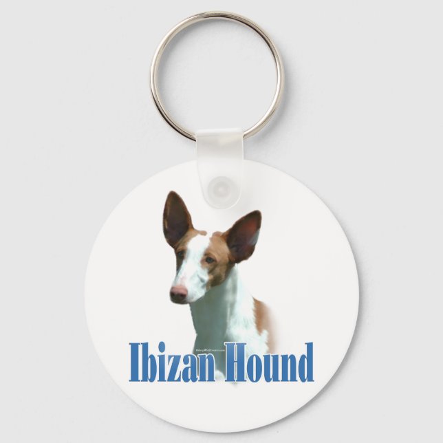 Name Ibizan Hound  Key Ring (Front)