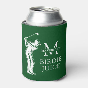 Name & Initial Funny Birdie Juice Golf Can Cooler