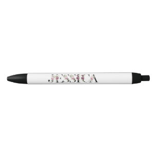 Name Jessica. Black Ink Pen