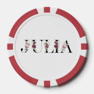 Name Julia Poker Chips