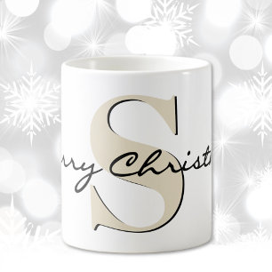 Name, June Pearl Birthstone Merry Christmas Coffee Mug