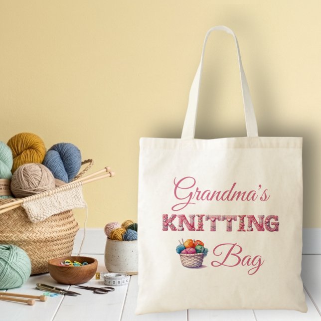 Name Knitting Tote Bag (Creator Uploaded)