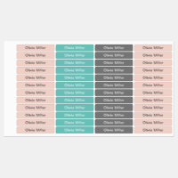 Name labels for school camp daycare