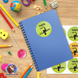 Name labels - Tucan Aquarell waterproof