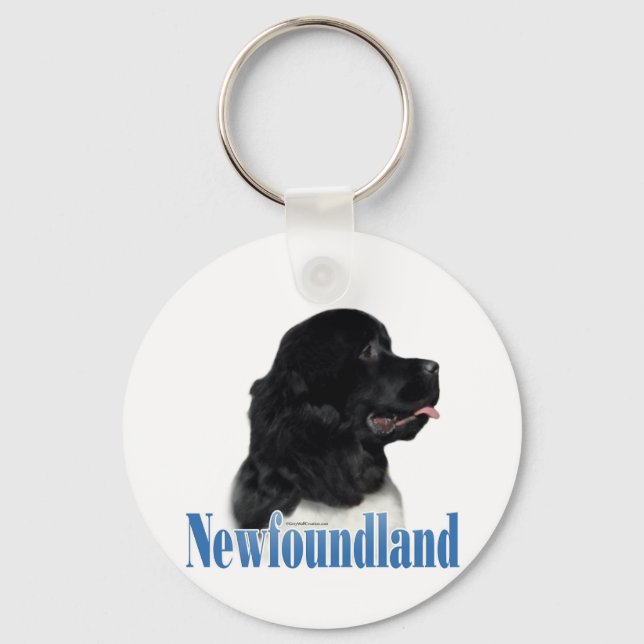 Name Landseer Newfoundland Key Ring (Front)