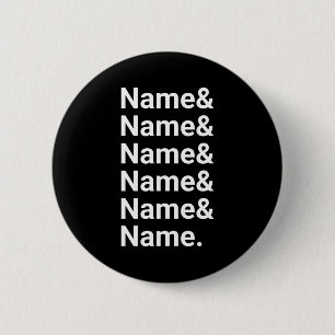 Name List Funny Women Men D Text 6 Cm Round Badge