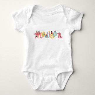 name Madison Baby Bodysuit