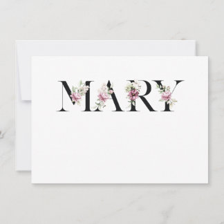 Name Mary
