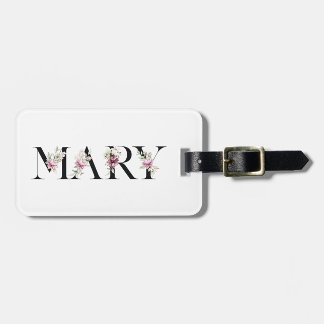  Name Mary Luggage Tag (Front Horizontal)