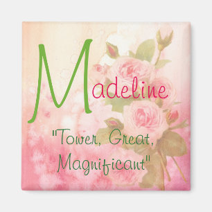 Name Meaning Magnet, Madeline Magnet