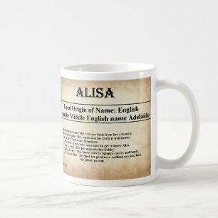 Name Meaning Mug  - Alisa
