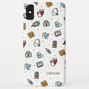 Name    Medical Pattern   For Doctors and Nurses iPhone XS Max Case