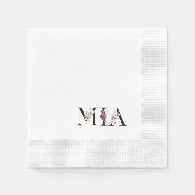 Name Mia Napkin (Front)