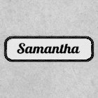 Name  Monogram Custom Patch