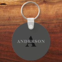 Name & Monogram | Dark Grey