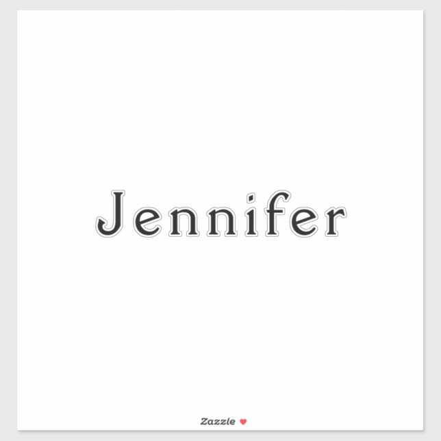 Name Monogram Graduation Party Wedding Bridesmaid (Sheet)