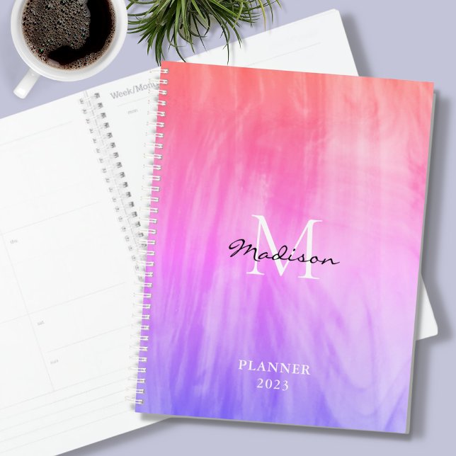 Name Monogram Pink  Planner (Creator Uploaded)