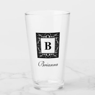 Name Monogram Regal Styled Glass