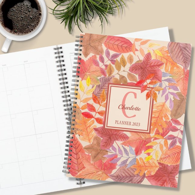 Name Monogram Watercolor  Planner (Creator Uploaded)