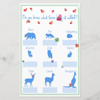 Name My Baby Succulent Baby Shower Game