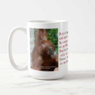 Name My Favourite Things Orangutan Animal Lover Coffee Mug