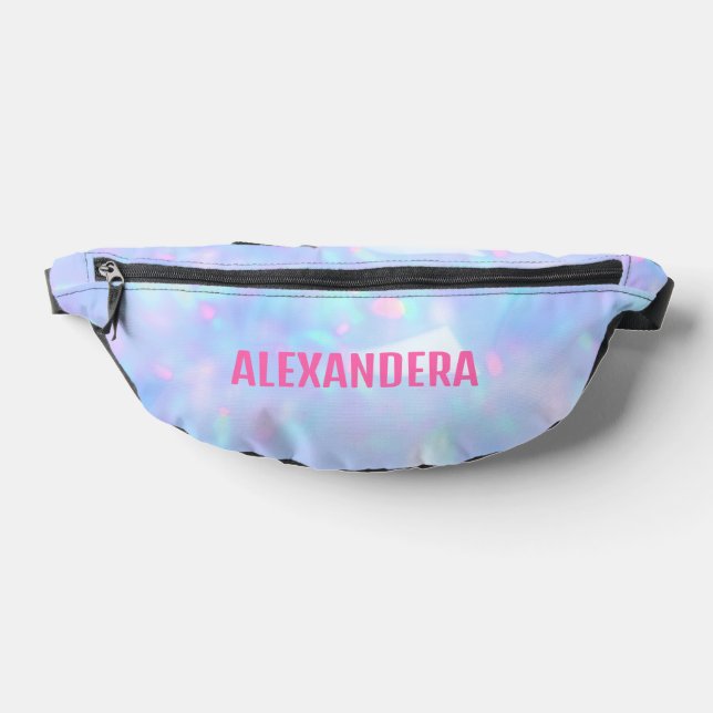 Name Neon Pool Party Bachelorette Bum Bags (Lay Down)