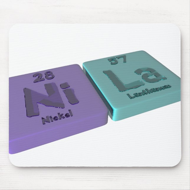 name-Nila-Ni-La-Nickel-Lanthanum Mouse Mat (Front)