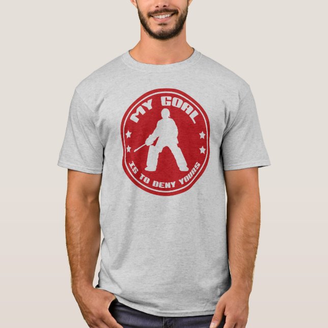 Name & Number Back Print Tee Field Hockey Goalie (Front)