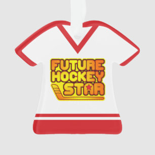 Name & Number Jersey Future Hockey Star Ornament