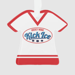 Name & Number Jersey Hockey Moms Kickice Ornament