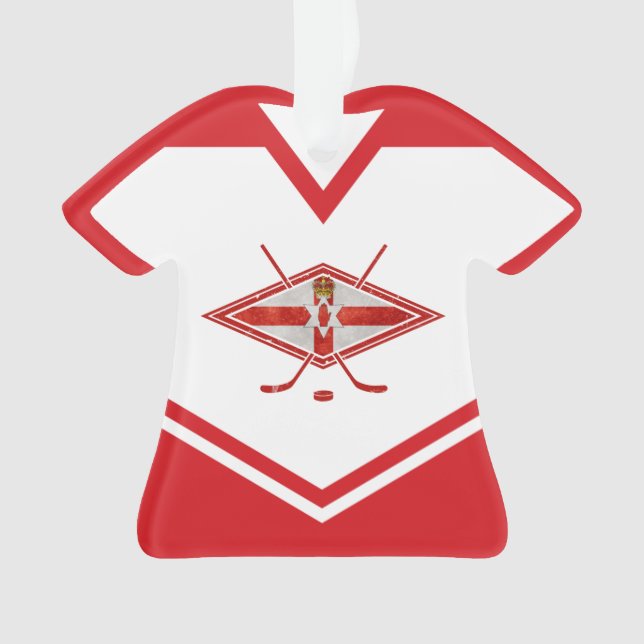 Name & Number Jersey Northern Ireland Ornament (Front)