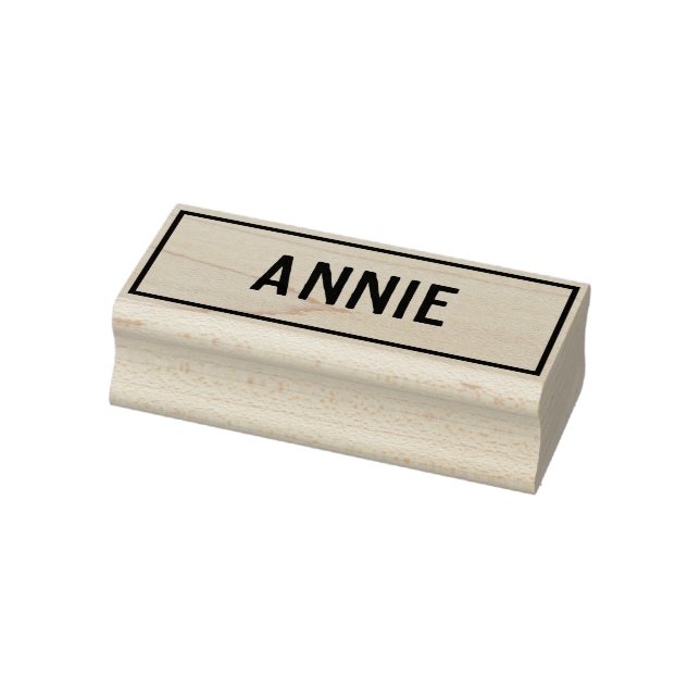 Name of Annie Rubber Stamp (Stamp)