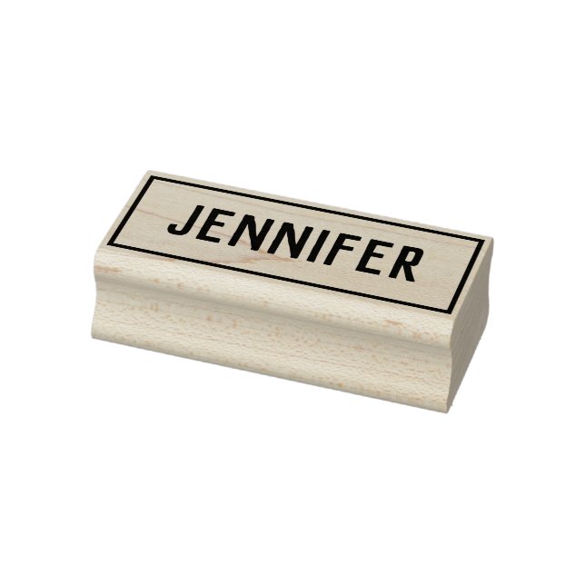 Name of Jennifer Rubber Stamp (Stamp)