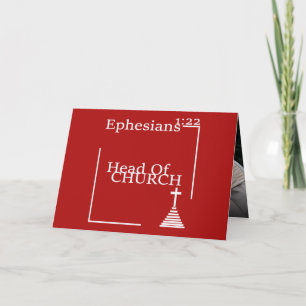 Name of Our God Jesus Christ Photo Greeting Card